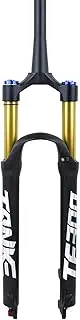 Mountain Bike Front Gold Tube Aluminum Alloy Air Pressure Shock Absorber 29-inch Straight Shoulder Line Control Professional Mountain Bike Equipment Cone Shoulder Gold Tube Damping