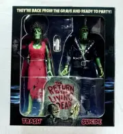 NECA The Return of the Living Dead Figures Zombies 2-Pack Trash And Suicide!