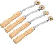 OHPHCALL Convenient Tracing Wheel Set 4pcs Tracing Wheel Craft Sewing Tool Tailors Needle Point