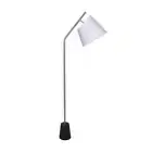 Sarantino Metal Arc Floor Lamp with Black Marble Base