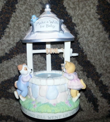 HALLMARK KEEPSAKE Nursery Rhyme JACK AND JILL WISHING WELL Penny COIN BANK Child