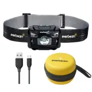 H6 Pro LED Head Torch Headlamp, Motion Sensor Control, 650 Lumen Bright 20 Ho...