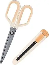 All Purpose Scissors for Home, Craft Scissors for Adults, Sewing Cutter, Household Scissors, Desk Scissors, 2-in-1 Cutting Tool, Multipurpose Scissors with Comfortable Handle for Art Supplies at Home,