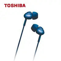 在飛比找金石堂優惠-TOSHIBA 大動圈低音強化耳機-藍