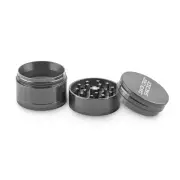 Sant Cruz Shredder Metal Tobacco, Spice, Coffee Grinder - Medium 4pc - Grey