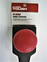 NEW Hyper Tough 4 Edge Wood Scraper With 2 Blades Loaded On Tool