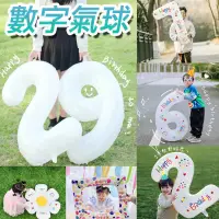 在飛比找PChome24h購物優惠-【數字氣球】慶生氣球 生日氣球 生日佈置 告白氣 攝影道具