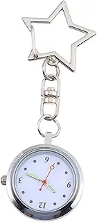 [Holibanna] Nurse Fob Watch with Star Hanging Buckle Creative Pocket Watch for Nurses Unique Design Keychain Practical and Decorative for Healthcare Professionals