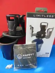 Limitless 2-in-1 Dual CupStation Adjustable Cup Holder Expandable New in Box