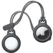 Apple AirTag Lanyard Case Protector Cover Black