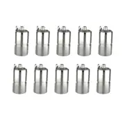 10-Pack 30V for DC Power Jack Socket Threaded Female Panel Mount Connector Adapt