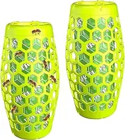 [Vgvgaj] Wasp Traps Outdoor | Bee Catcher for Yard - Sticky Weather Resistant Wasp Traps for Outdoor Garden Garage Yard Farm Protection
