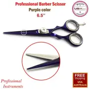 Haircutting Barber Saloon Purple Color Scissor 6.5 inch Stainless Steel Beaden®
