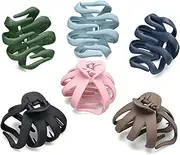 Large Claw Clips Big Claw Hair Clips for Women Non Slip Grip Octopus Clip Banana Clips Claw Hair Clip Jaw Clips for Thick Thin Hair Strong Hold Catch Barrette Ponytail Holder Accessories…
