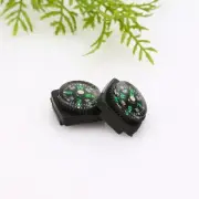2×Mini Pocket Compass Watch Strap Mounted Hiking Bushcraft Walking Army Survival