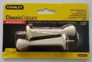Stanley Hardware 75-5869 Solid Door Stop White 2 Pack CD7071