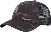 [Starsouce] Adjustable Kids Camouflage Baseball Cap Breathable Mesh Golf Snapback Hat Fitted for Boys and Girls UV Protection Sun Hat