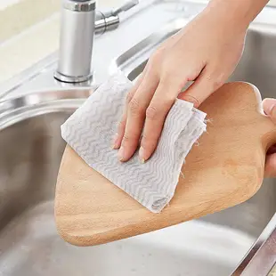不沾油吸水抹布一次性洗碗巾清潔巾廚房洗碗布去油紙清潔布百潔布