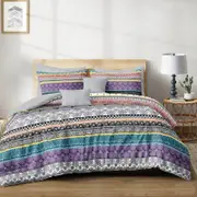 Luxton Atlas Striped Quilt Cover Set (Queen, King)