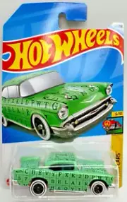 2024 Hot Wheels '57 Chevy Mint Green 121/250 International Card