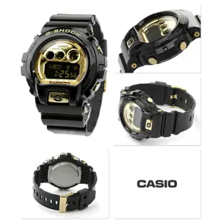 【金台鐘錶】CASIO卡西歐 G-SHOCK 200米 防水 男錶 時尚配色 (黑金狂潮) GD-X6900FB-1