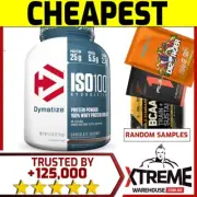 DYMATIZE ISO 100 2.27KG 5lb COOKIES&CRM // WPI WHEY PROTEIN ISOLATE HYDROLYZED
