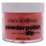 Pro Powder Polish Nail Colour Dip System - Orange With Gold Mica by Cuccio Co...