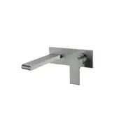 Nero Bianca Wall Basin/Bath Mixer 230mm Gun Metal NR321510BGM