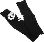 [KITANDOVE] 1 Pair Electric Heating Socks Knee Compression Sleeves Men Crochet Socks for Women Gray Leg Warmers Leg Warmers for Women Light Brown Leg Warmers Figure Skating Leg Warmers