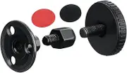 Anti Collision Fixator Bed - Adjustable Bed Frame Threaded Anti Vibration Tool | Wall Headboard Stopper, Bed Shake Stabilizer, Headboard Stopper with Sponge Pad and Double Sided