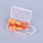 Silicone Ear Plugs Sleep Earplugs Noise Reduction Swimming with Rope