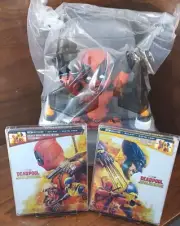 Deadpool and Wolverine Steelbook-2 Variant(EU IMPORT)w/PROTECTIVE SLEEVE+Bucket!