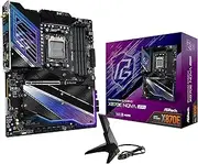 ASRock Phantom Gaming X870E Nova WiFi Socket AM5 AMD Ryzen X870 DDR5 DIMMs 8200 MHz 256 GB ATX Motherboard USB4