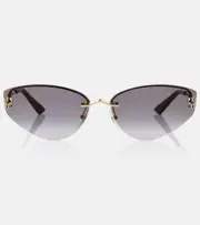 [Cartier Eyewear Collection] Cartier Eyewear Collection Cat-eye sunglasses One Size grey