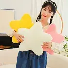 Star-shaped Cushion Short Plush Pillow Soft Fluffy Star Pentagram Shape for Sofa