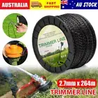 1/2PCS Replacement Trimmer Line 2.7MM x 264M Spiral Twist String Whipper Snipper
