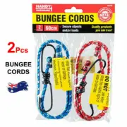 2pcs Handy Hardware Bungee Cords Strap Heavy Duty Elastic Tie Downs Secure AU