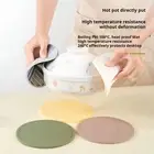 Kitchen Hot Pots Pans Trivets Striped Hollow Design Drying Mat Flexible Silicone