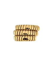 Bvlgari 18K Triple Row Wrap Ring (Authentic Pre-Owned) 6 NoColor