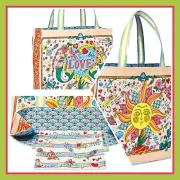 Brighton FASHIONISTA SIREN'S SONG MERMAID Canvas Shopper Beach Tote NWT SEALED