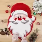 Absorbs Moisture Velvet Rug Non-slip Floor Mat Christmas Bath Rug Bathroom