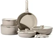 Pots and Pans Set, Nonstick Cookware Set Detachable Handle, 11Pcs