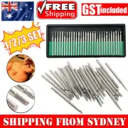 UP 90Pcs 3MM Diamond Burr Drill Bit Set Carving Drill Grinding Shank For Rotary