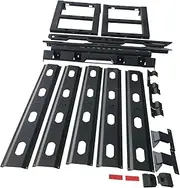Roof Rack Rooftop Cargo Carrier Steel Basket Car Top Luggage Holder with Side Ladder Compatible for Jeep Wrangler JK 2007-2017 J376