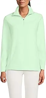 [Lands' End] Women's Fleece Quarter Zip Pullover