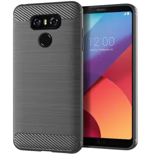 適用LG G6 Plus手機殼 LG G6+保護套拉絲紋防滑全包硅膠防摔軟殼