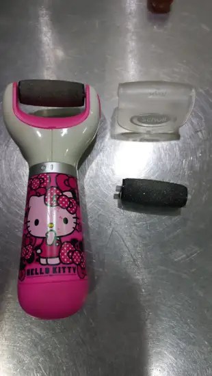 Scholl 爽健 絲絨柔滑電動去硬皮機　(去腳皮/磨腳皮)，ＨＥＬＬＯ　ＫＩＴＴＹ　限量版公司貨　功能正常的喔！