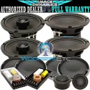 pkg IMAGE DYNAMICS ID65CS 6.5" COMPONENTS TWEETERS + ID65 COAXIAL SPEAKERS NEW