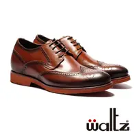 在飛比找momo購物網優惠-【Waltz】內增高鞋 經典雕花 紳士皮鞋(213007-0