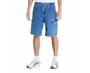 Calvin Klein Jeans Blue Cotton Short